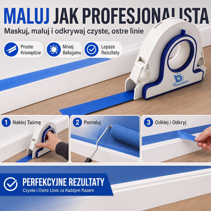 Taśmomat™ Lite — poręczny aplikator do taśmy malarskiej